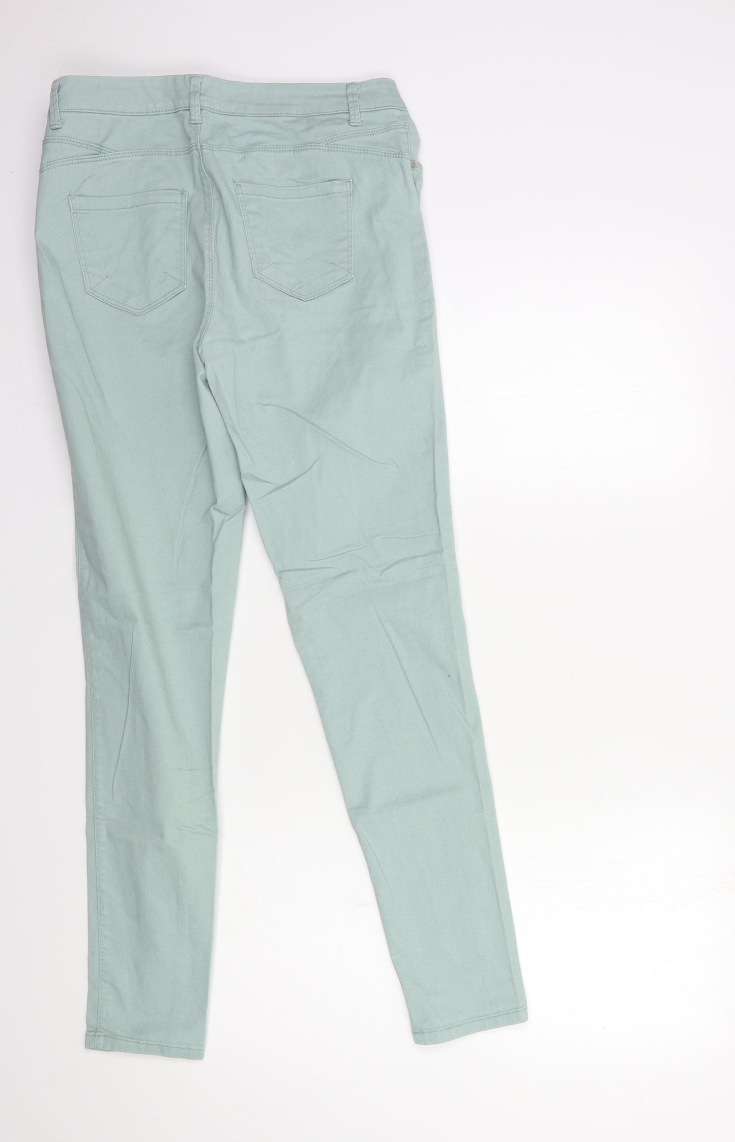 Denim & Co. Womens Blue  Denim Skinny Jeans Size 8 L29 in