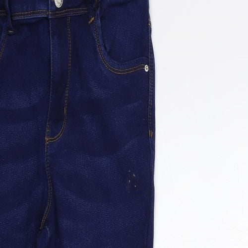 Denim & Co. Womens Blue  Denim Skinny Jeans Size 14 L25 in