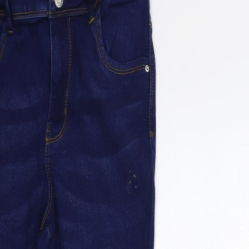 Denim & Co. Womens Blue  Denim Skinny Jeans Size 14 L25 in