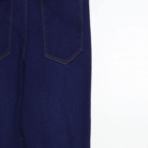 Denim & Co. Womens Blue  Denim Skinny Jeans Size 14 L25 in