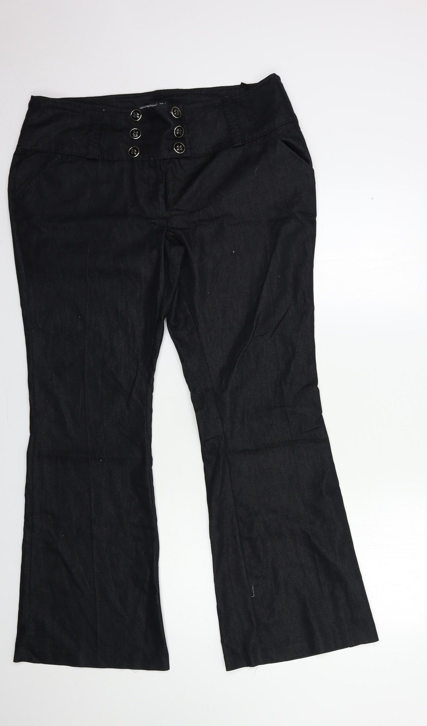 Atmosphere Womens Black   Trousers  Size 16 L31 in
