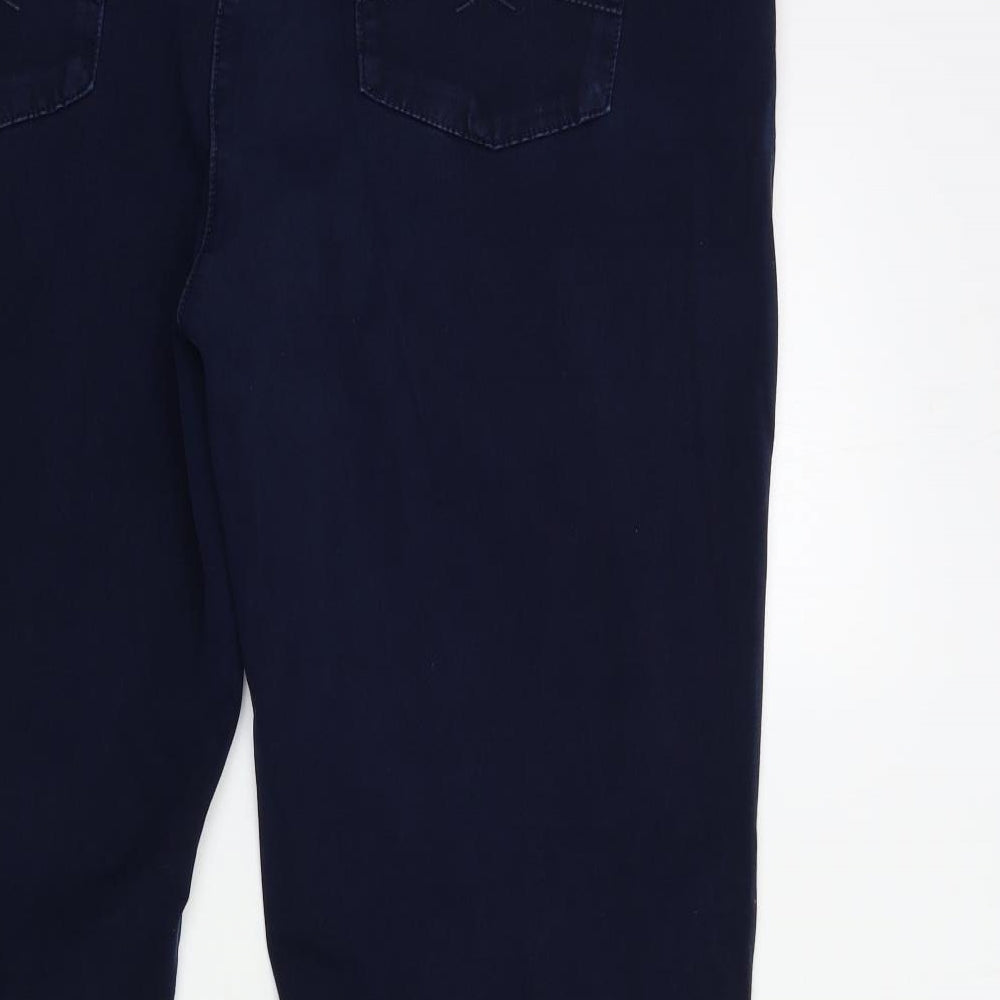 Marks and Spencer Womens Blue  Denim Straight Jeans Size 22 L29 in