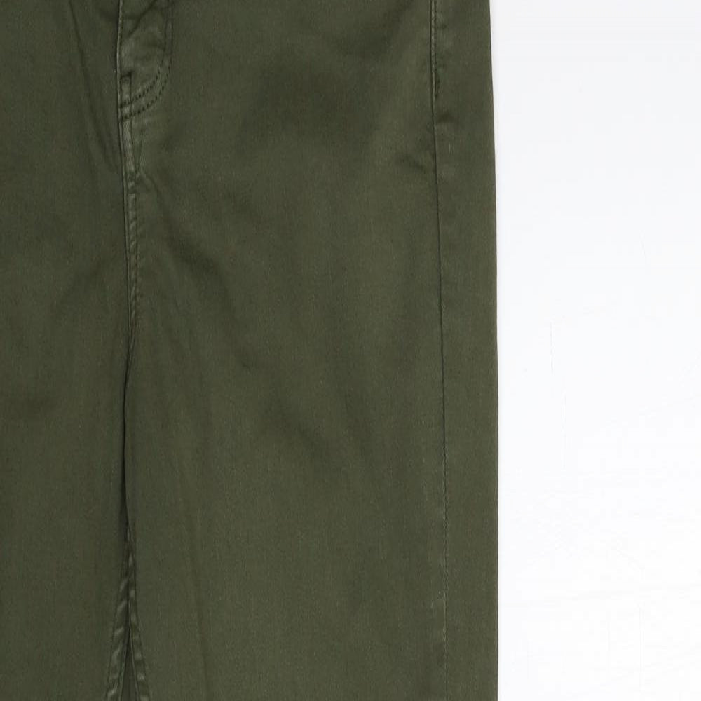 Oasis Womens Green  Denim Skinny Jeans Size 12 L30 in