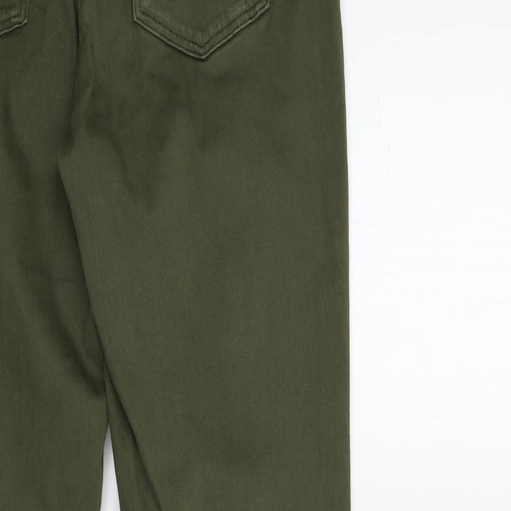 Oasis Womens Green  Denim Skinny Jeans Size 12 L30 in