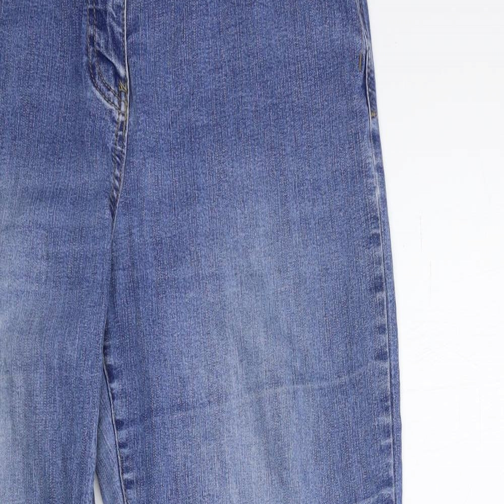 TU Womens Blue  Denim Straight Jeans Size 14 L30 in
