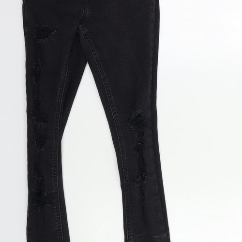 New Look Girls Black  Denim Skinny Jeans Size 12 Years