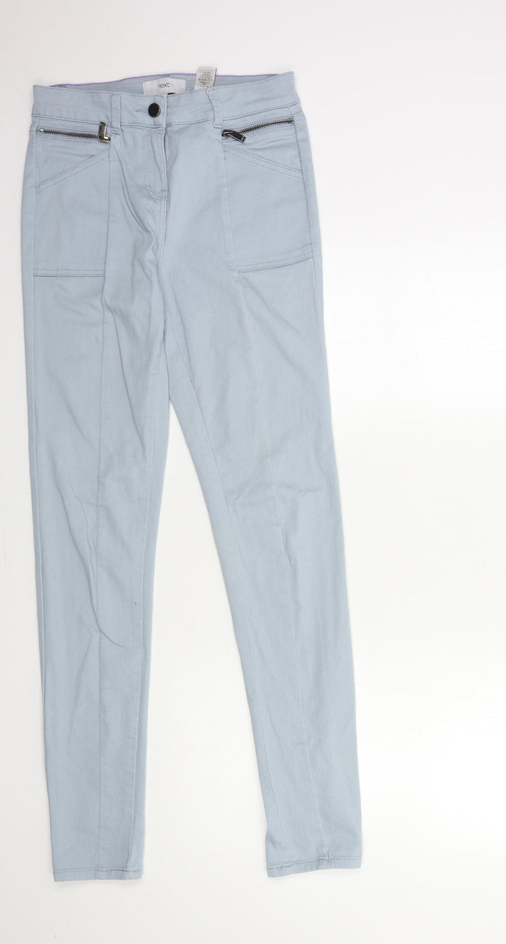 NEXT Womens Blue Denim Skinny Jeans Size 8 L32 in