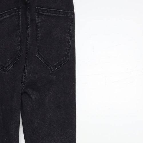 NEXT Womens Black  Denim Skinny Jeans Size 8 L28 in