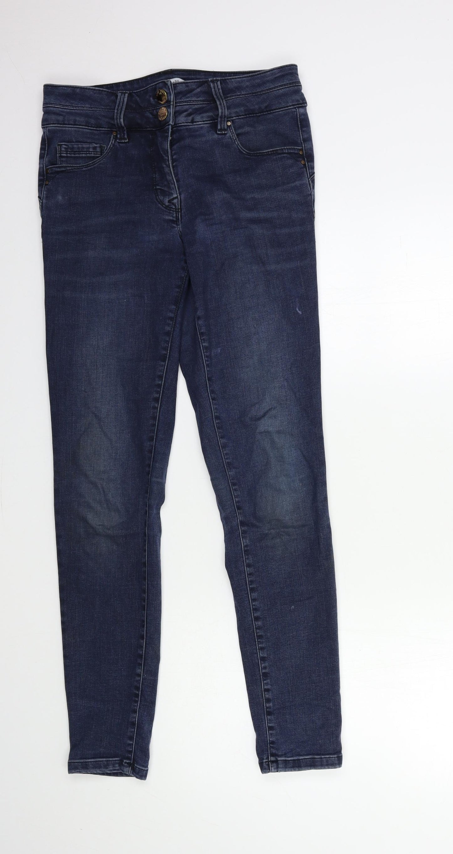NEXT Womens Blue  Denim Skinny Jeans Size 10 L29 in