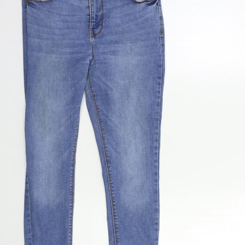 Denim & Co. Womens Blue  Denim Skinny Jeans Size 28 in L27 in