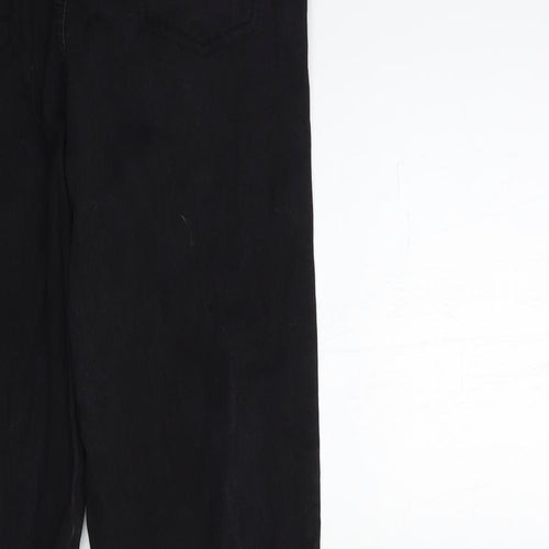 Denim & Co. Womens Black  Denim Jegging Jeans Size 10 L32 in