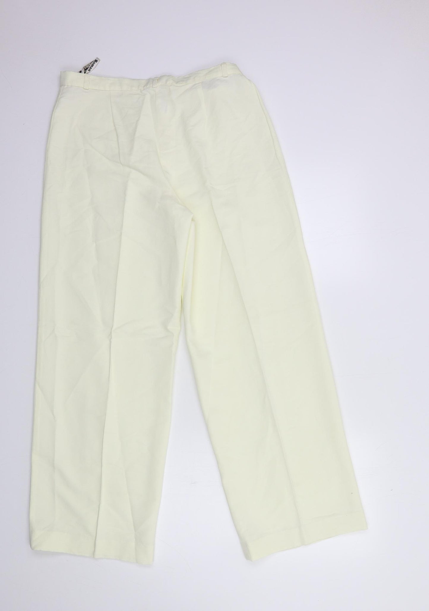 Roman Womens White   Trousers  Size 12 L30 in