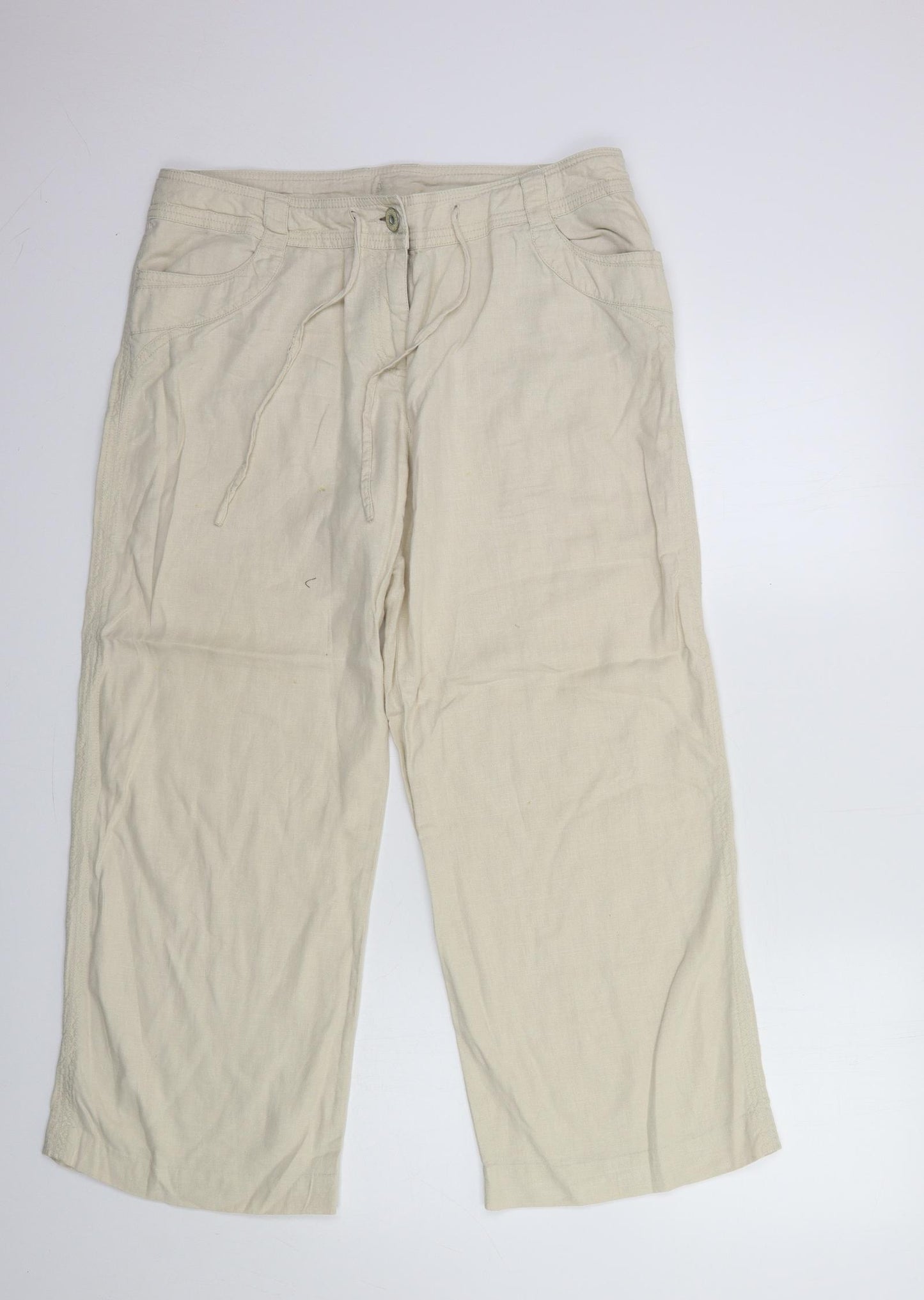 NXT Womens Beige   Trousers  Size 14 L38 in