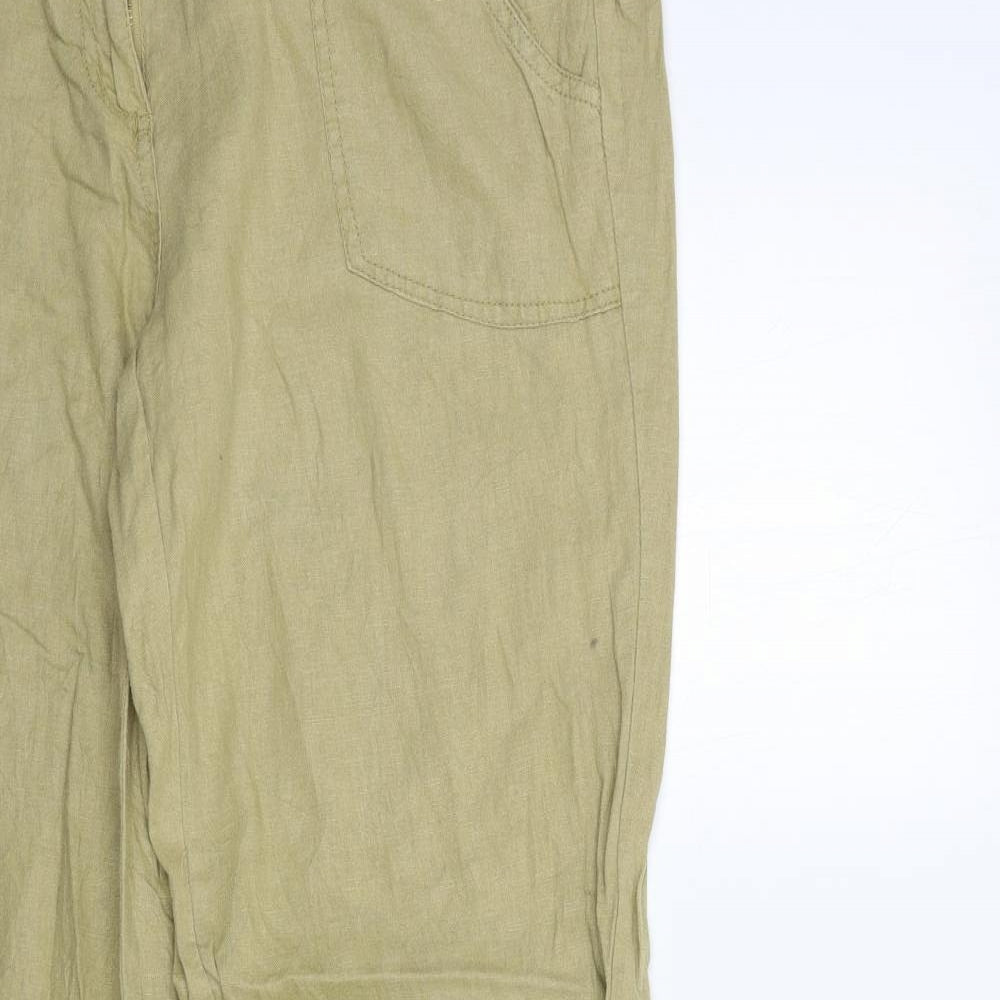 Kangol Womens Beige   Trousers  Size 14 L32 in