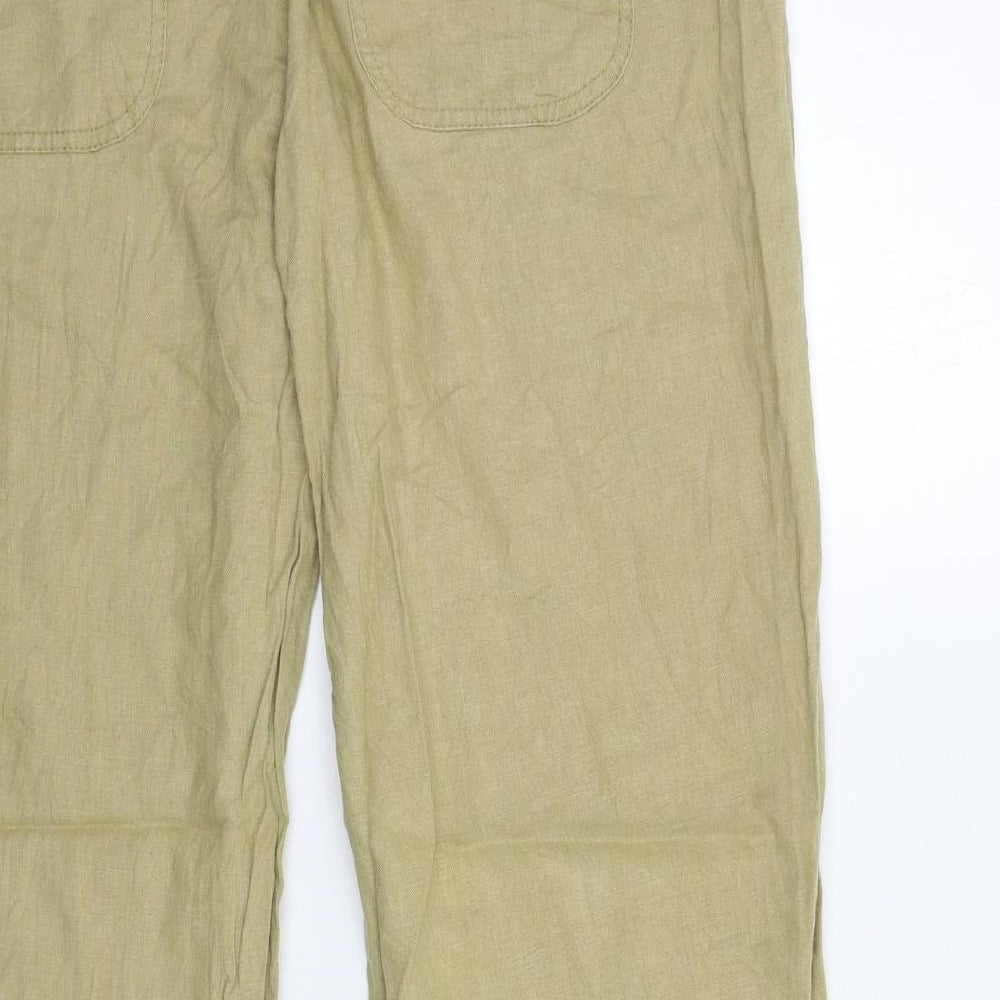 Kangol Womens Beige   Trousers  Size 14 L32 in