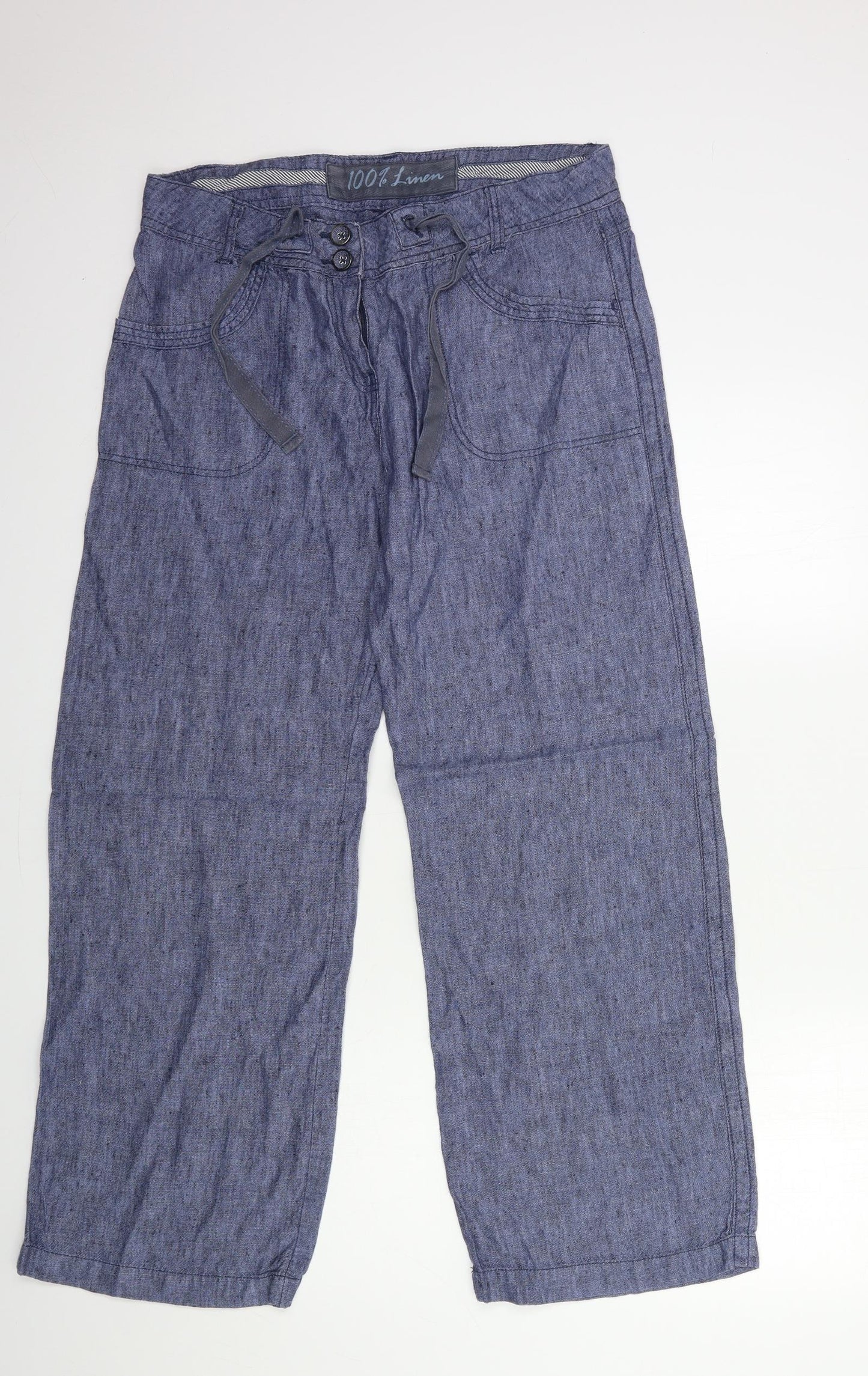 George Womens Blue   Trousers  Size 14 L29 in