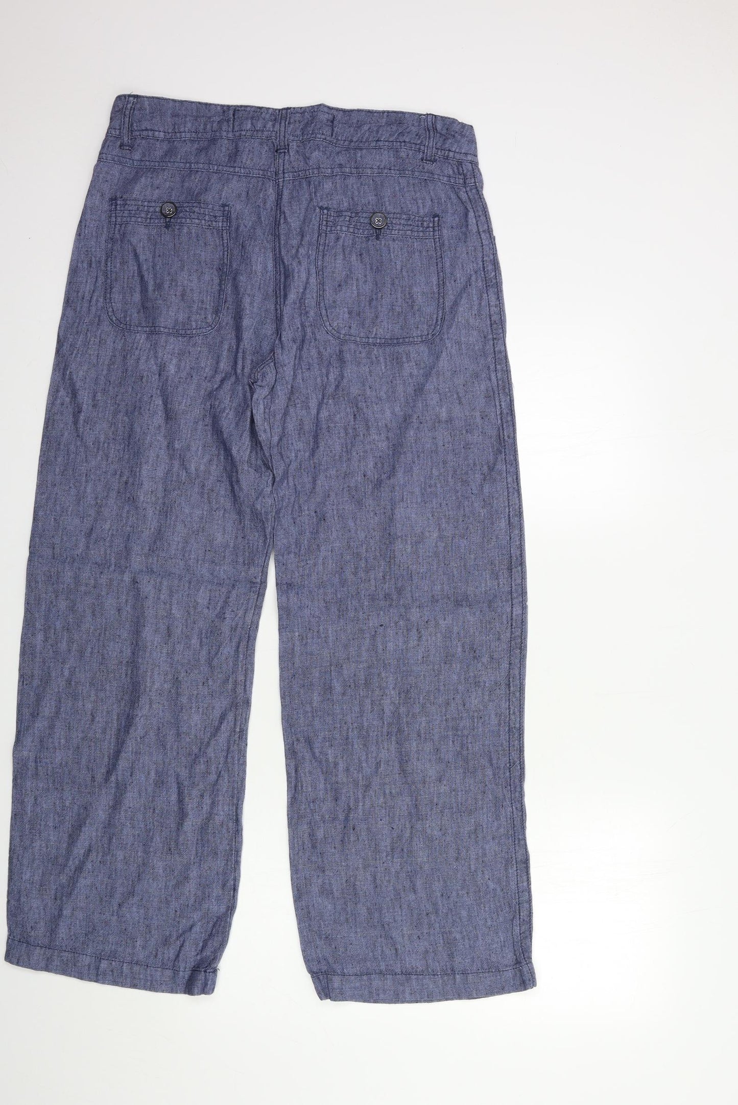 George Womens Blue   Trousers  Size 14 L29 in