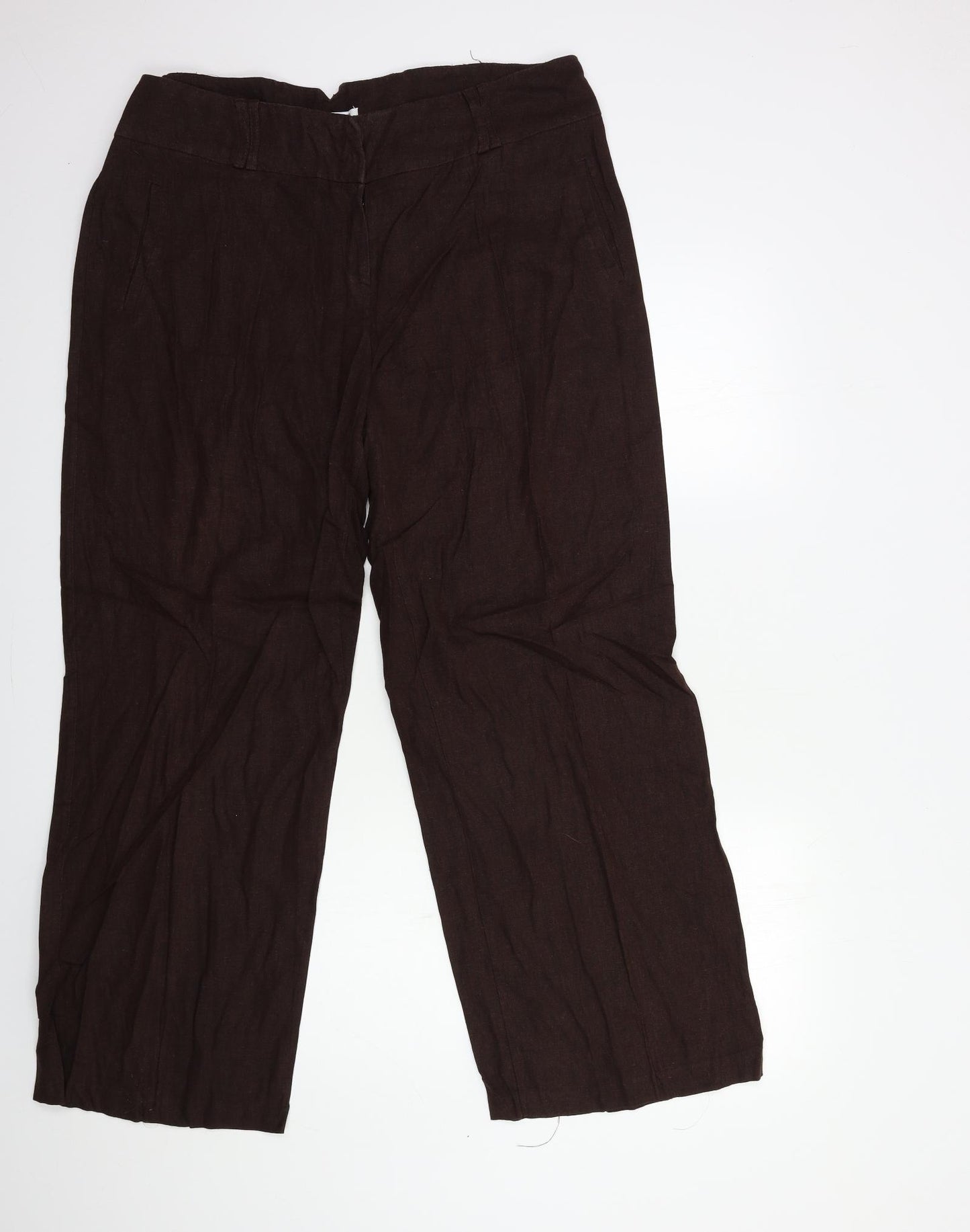 Select Womens Brown   Trousers  Size 18 L30 in