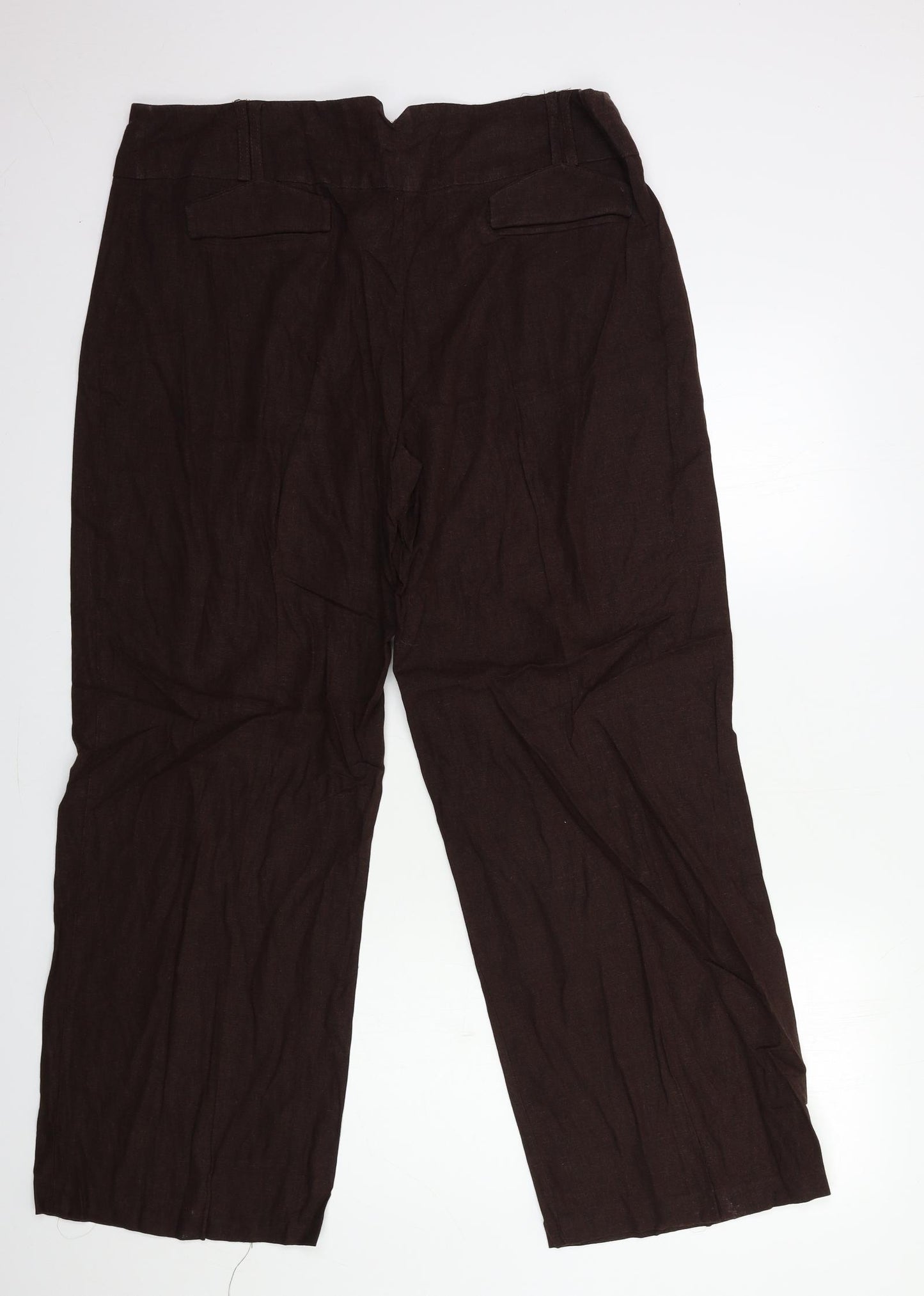 Select Womens Brown   Trousers  Size 18 L30 in
