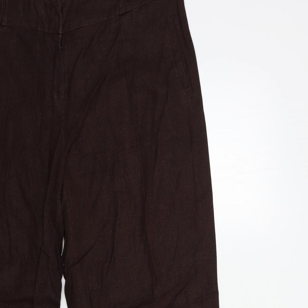 Select Womens Brown   Trousers  Size 18 L30 in