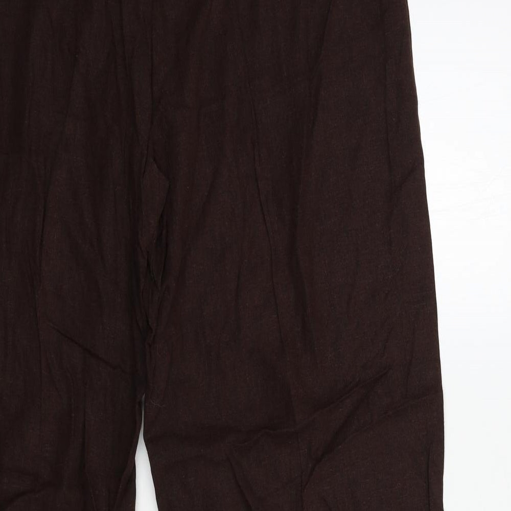 Select Womens Brown   Trousers  Size 18 L30 in