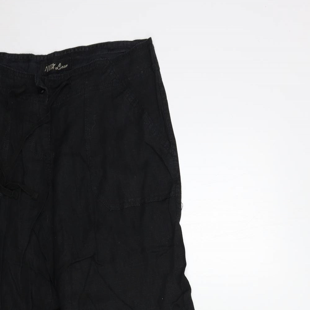 Atmosphere Womens Black   Trousers  Size 10 L29 in