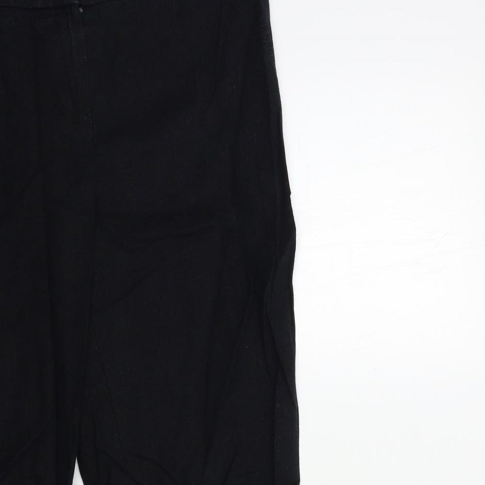 Marks and Spencer Womens Black   Trousers  Size 12 L27 in