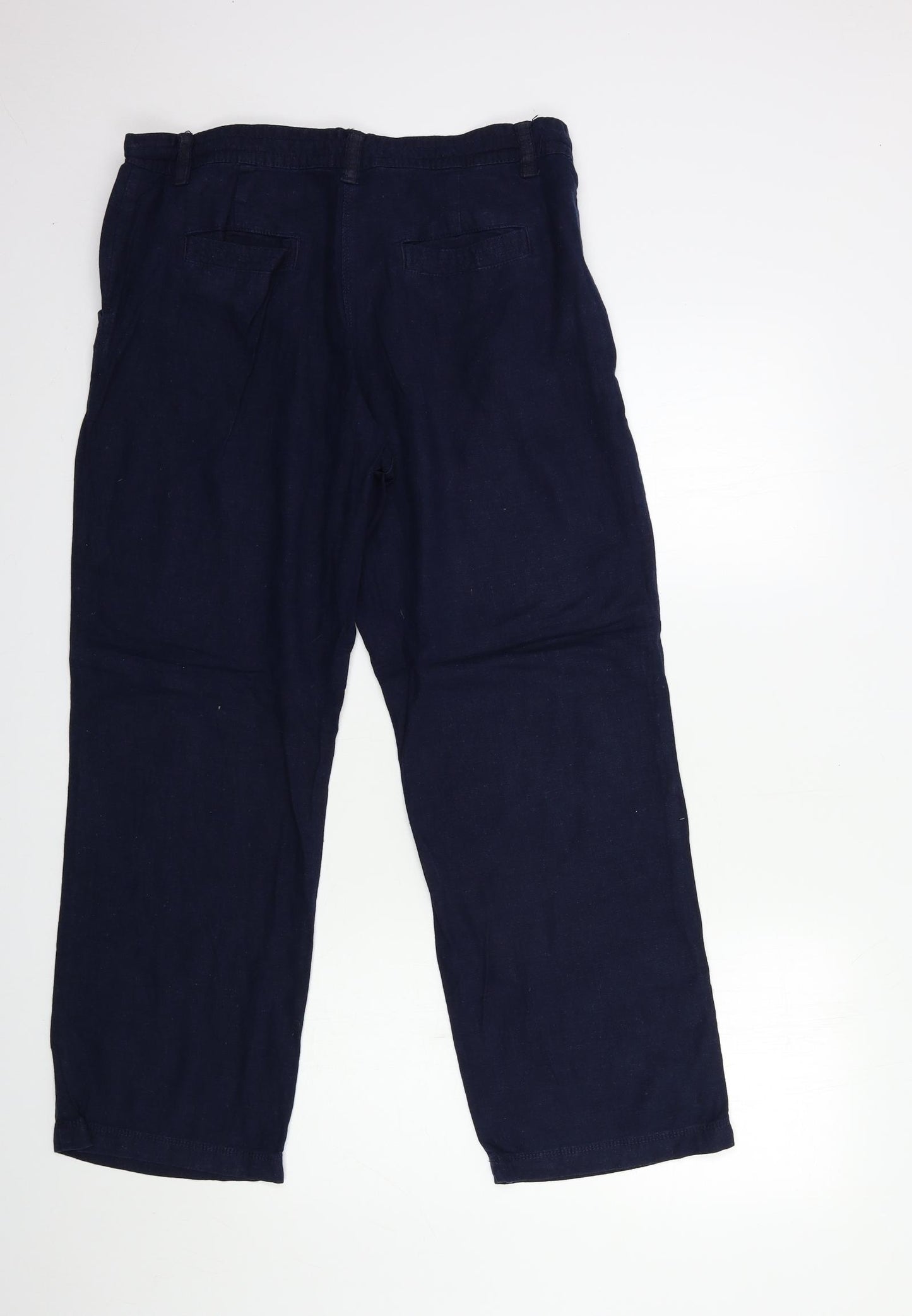 Debenhams Womens Blue   Trousers  Size 14 L28 in