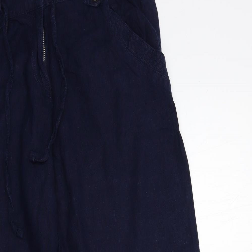 Debenhams Womens Blue   Trousers  Size 14 L28 in