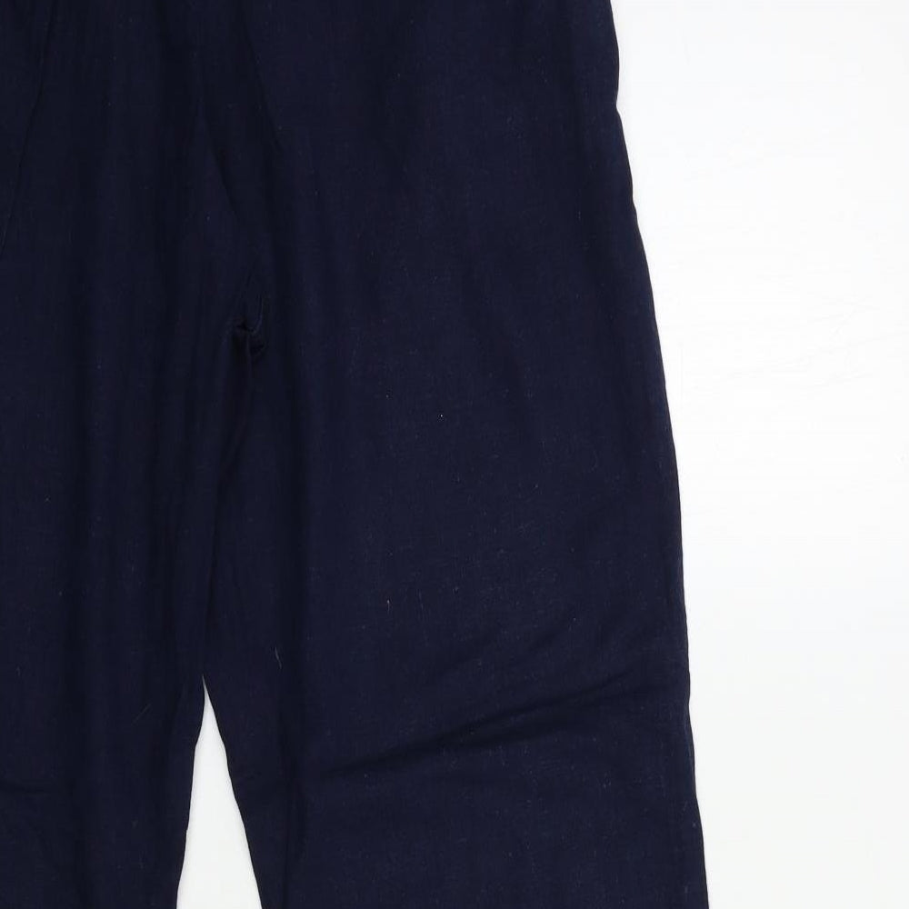 Debenhams Womens Blue   Trousers  Size 14 L28 in