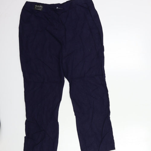 Classic Womens Blue   Trousers  Size 12 L26 in
