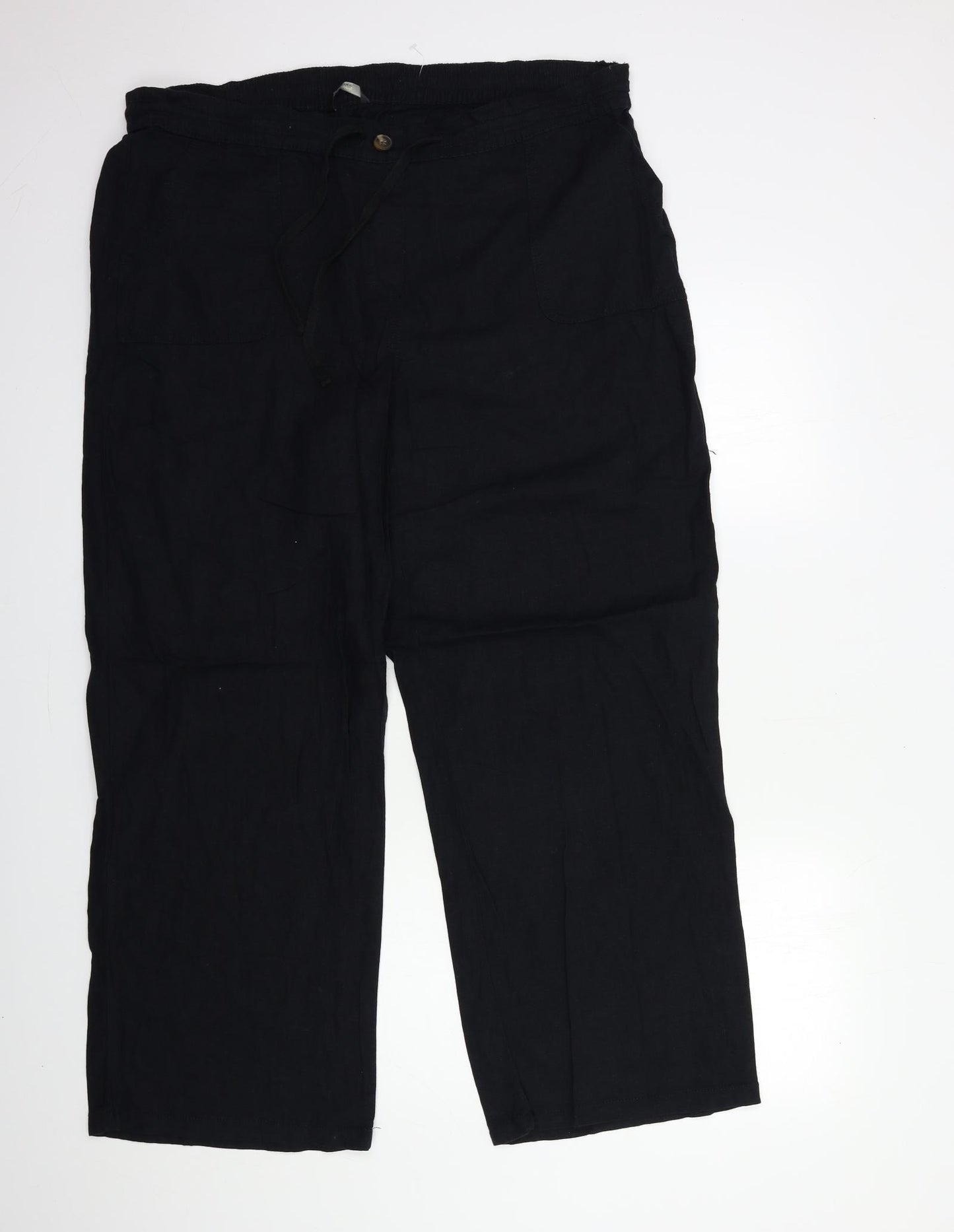 George Womens Black   Trousers  Size 20 L30 in
