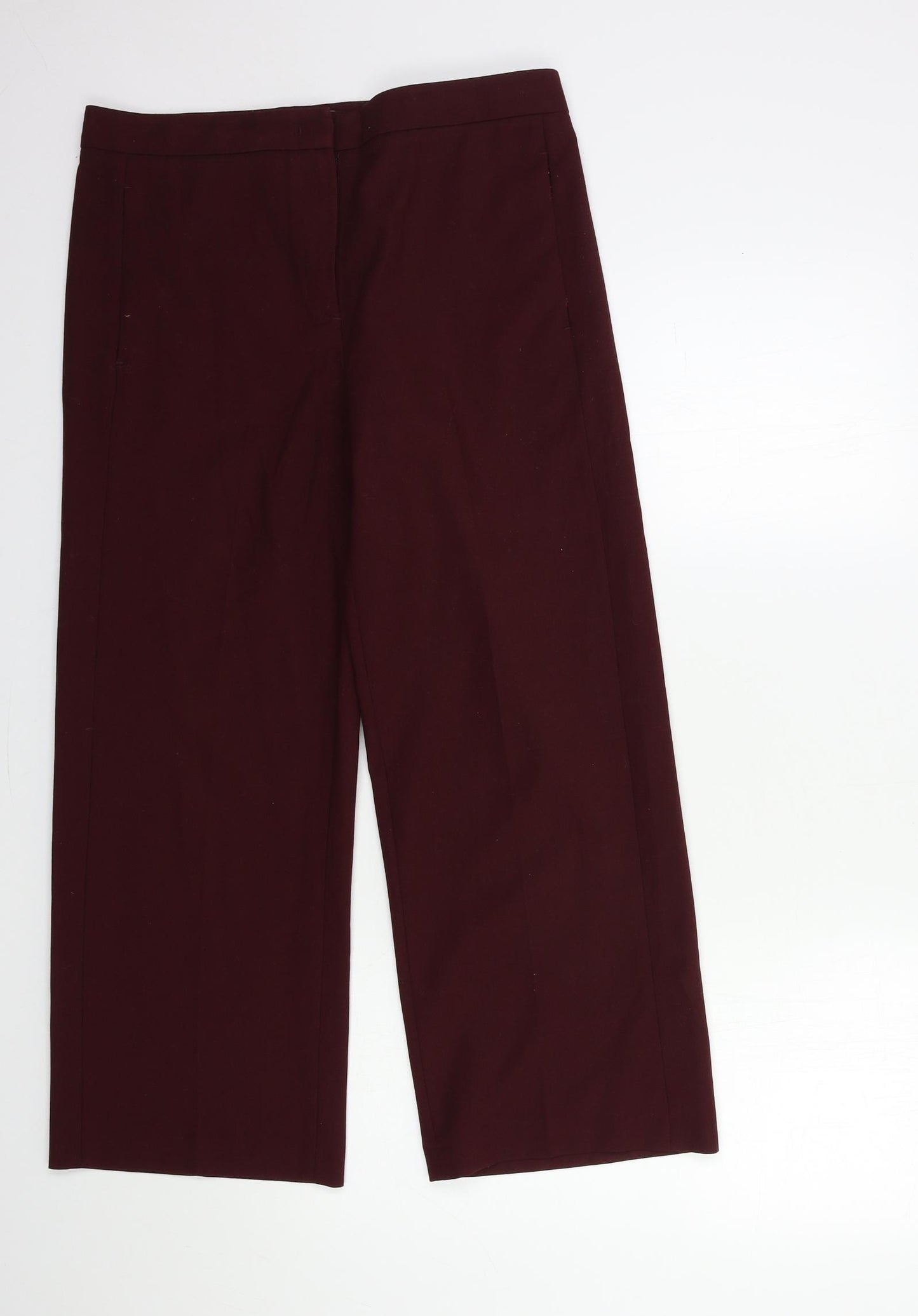 Jigsaw Womens Red   Trousers  Size 10 L25 in
