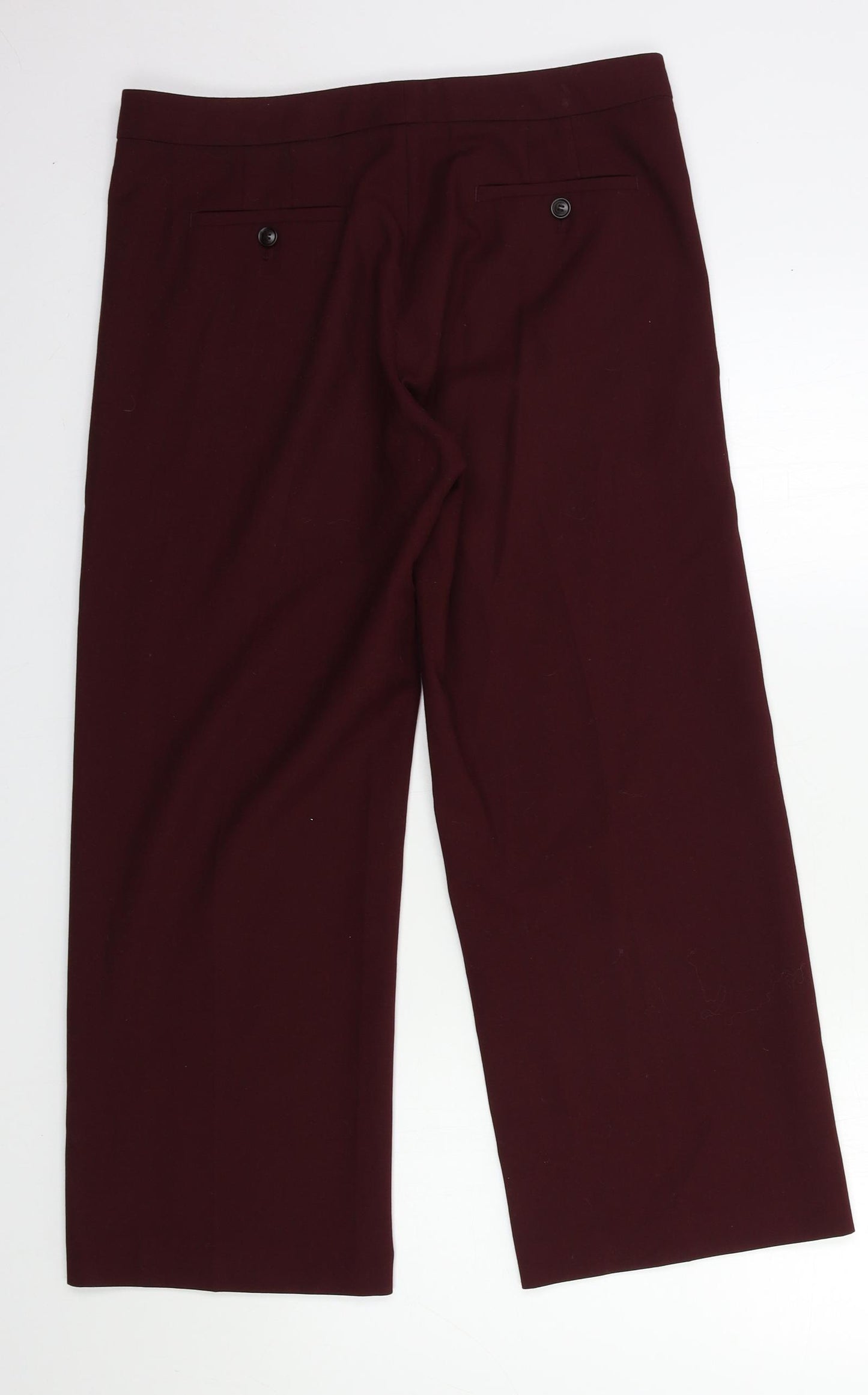 Jigsaw Womens Red   Trousers  Size 10 L25 in