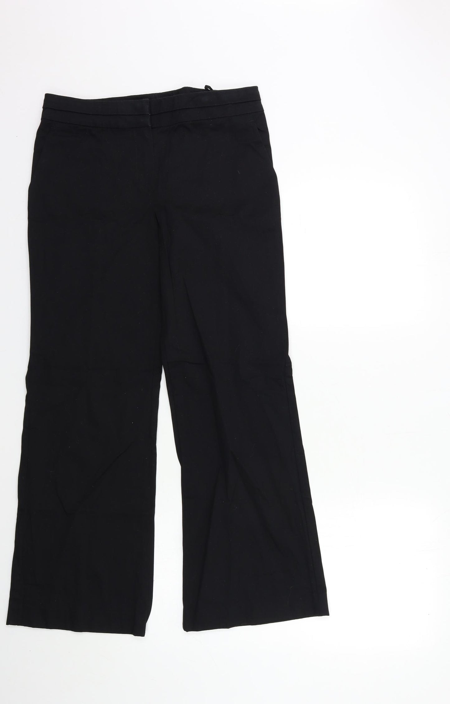 Marks and Spencer Womens Black   Trousers  Size 10 L28 in