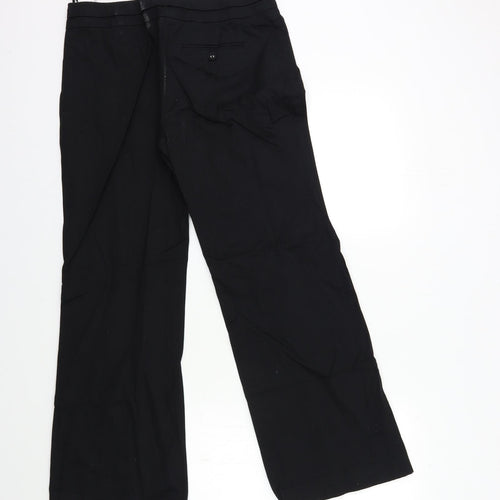 Marks and Spencer Womens Black   Trousers  Size 10 L28 in
