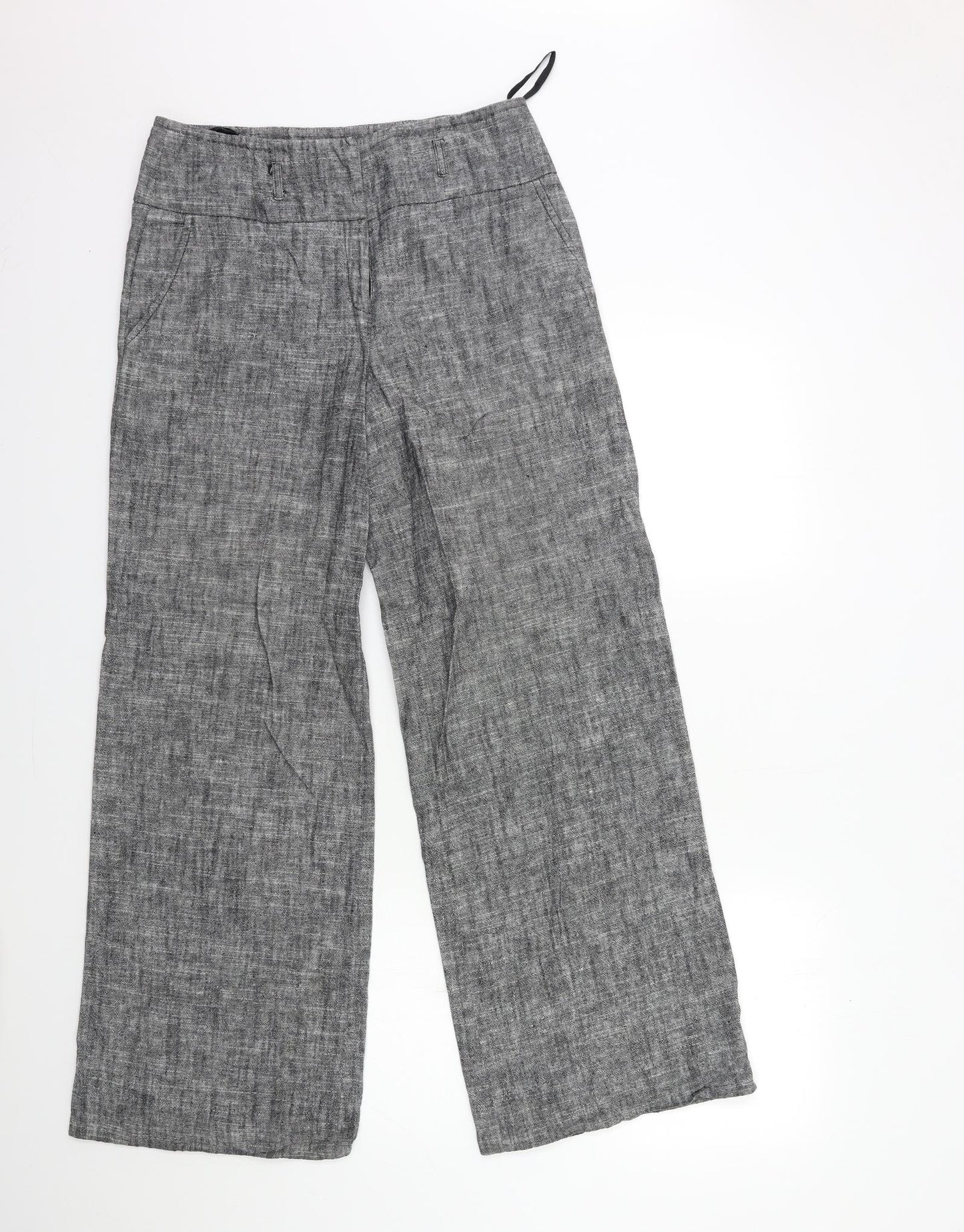 MAXINI COLLEZIONE Womens Grey   Trousers  Size 12 L30 in