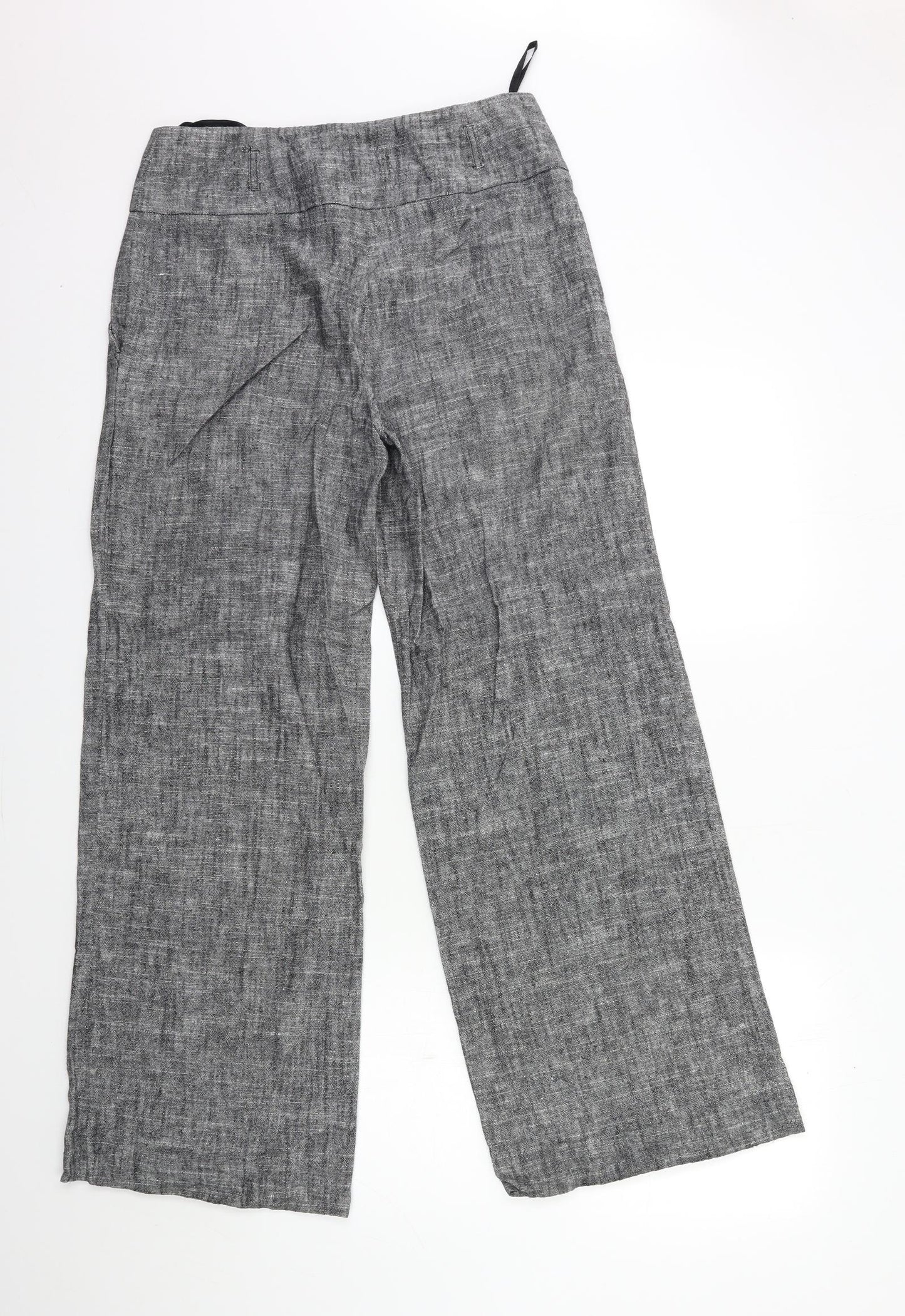 MAXINI COLLEZIONE Womens Grey   Trousers  Size 12 L30 in