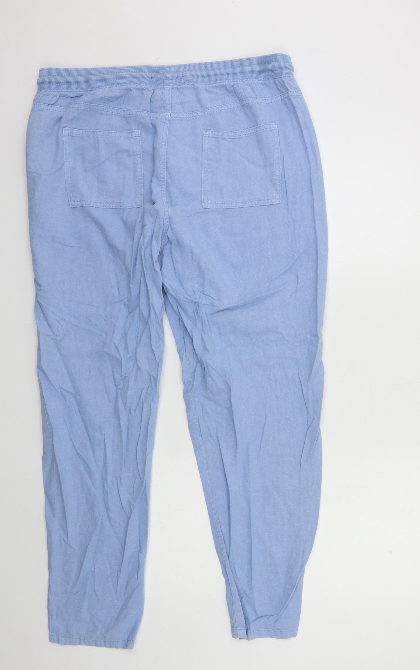 Marks and Spencer Womens Blue   Trousers  Size 16 L29 in