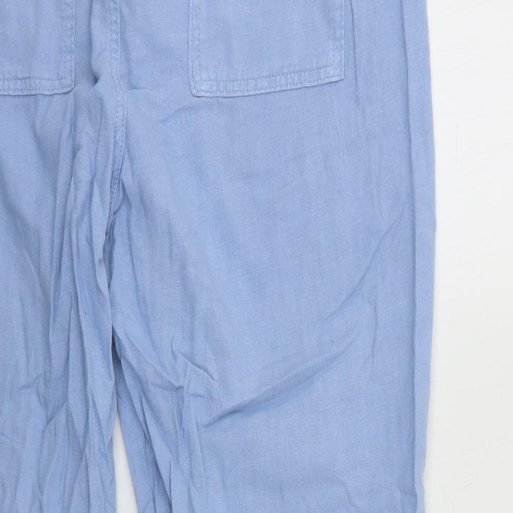 Marks and Spencer Womens Blue   Trousers  Size 16 L29 in