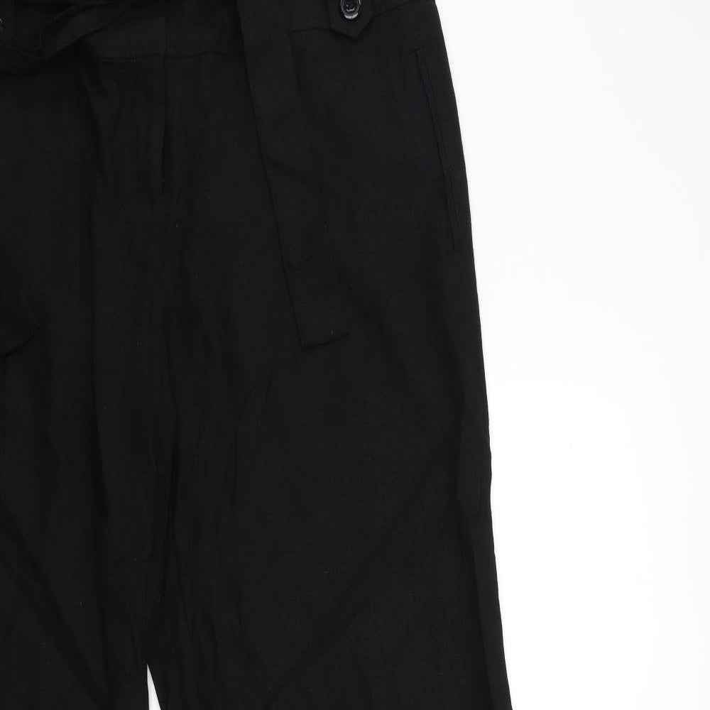 Marks and Spencer Womens Black   Trousers  Size 16 L31 in