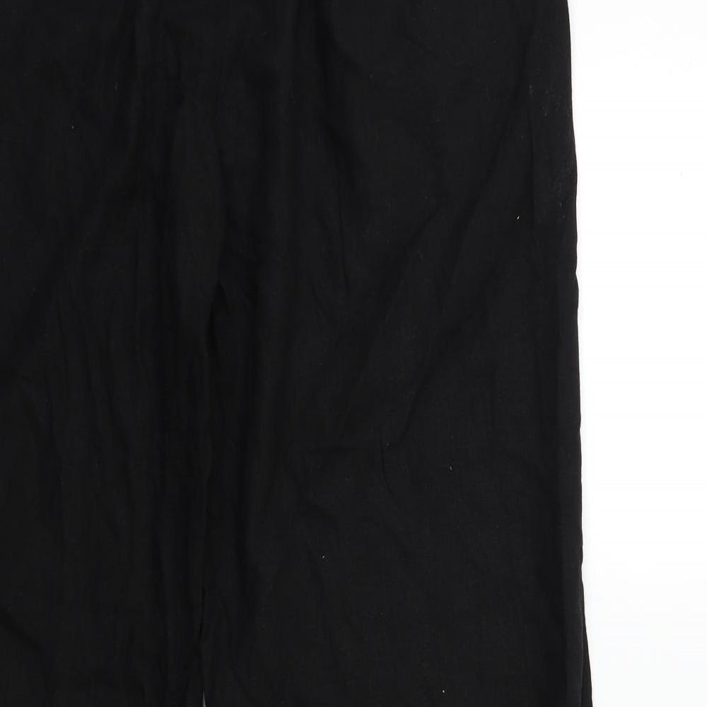 Marks and Spencer Womens Black   Trousers  Size 16 L31 in
