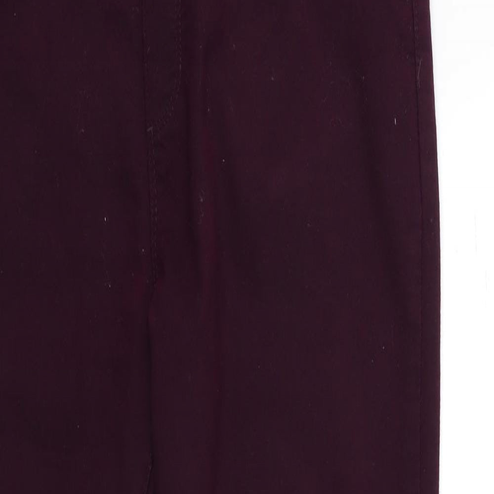 Dorothy Perkins Womens Purple  Denim Jegging Jeans Size 16 L32 in
