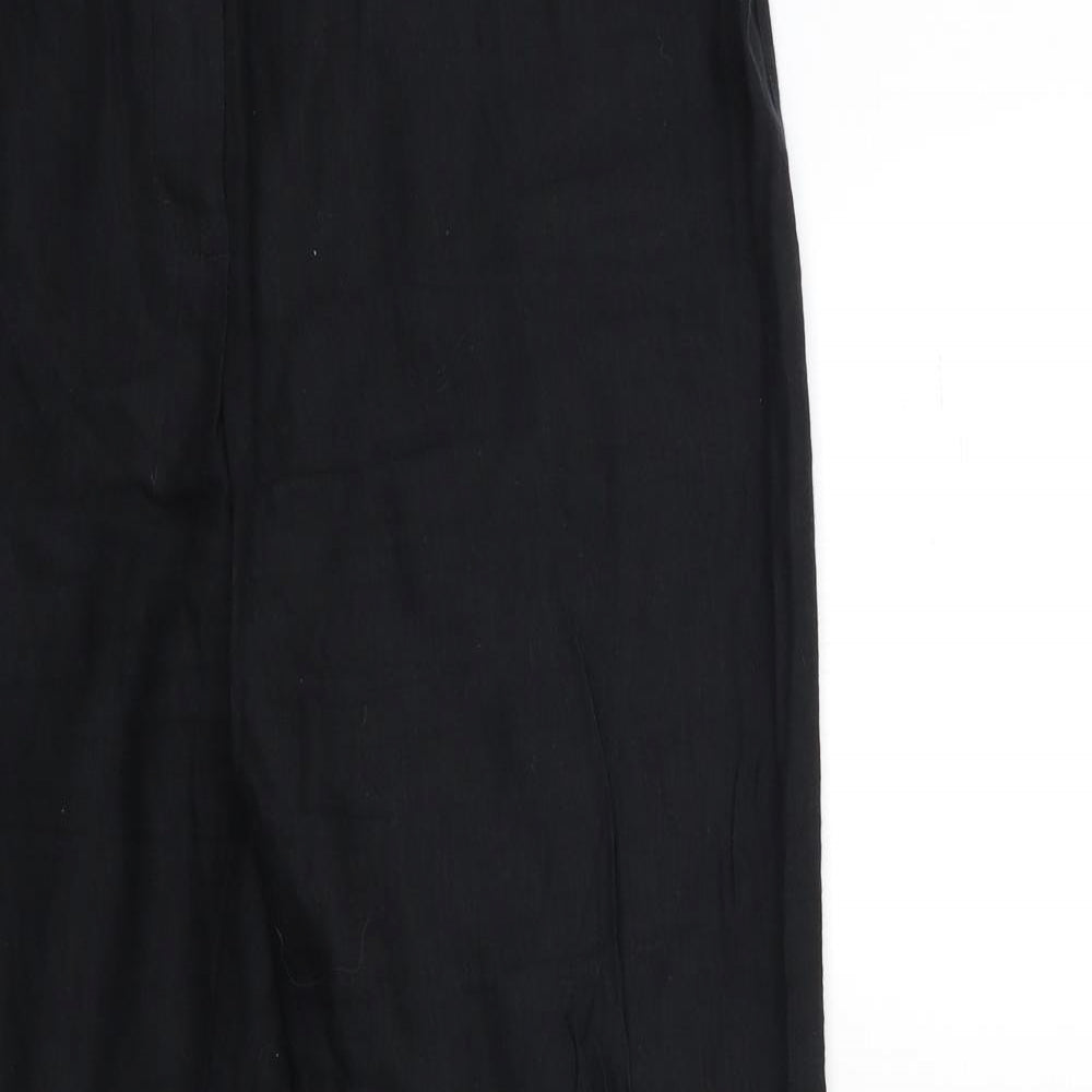 Marks and Spencer Womens Black   Trousers  Size 12 L29 in