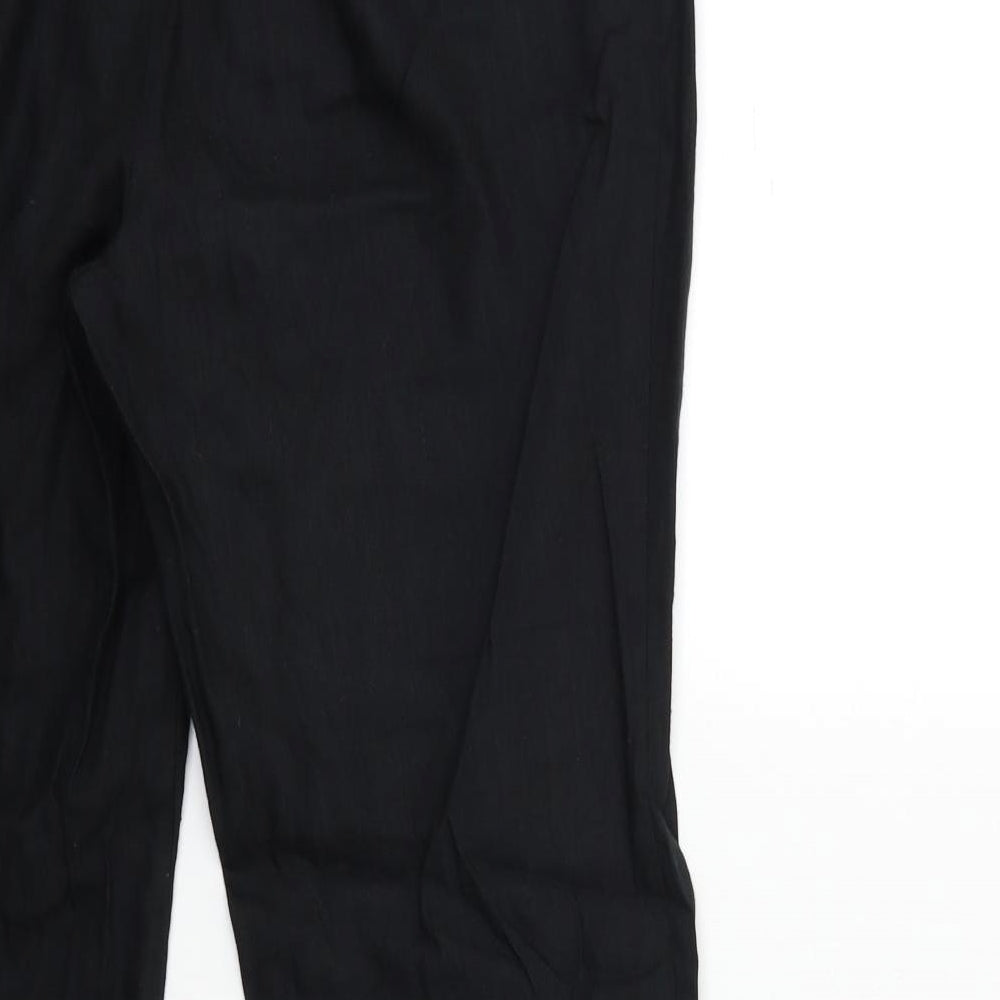 Marks and Spencer Womens Black   Trousers  Size 12 L29 in