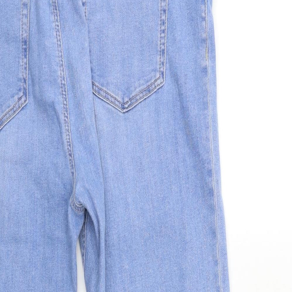 ASOS Womens Blue  Denim Skinny Jeans Size 16 L30 in