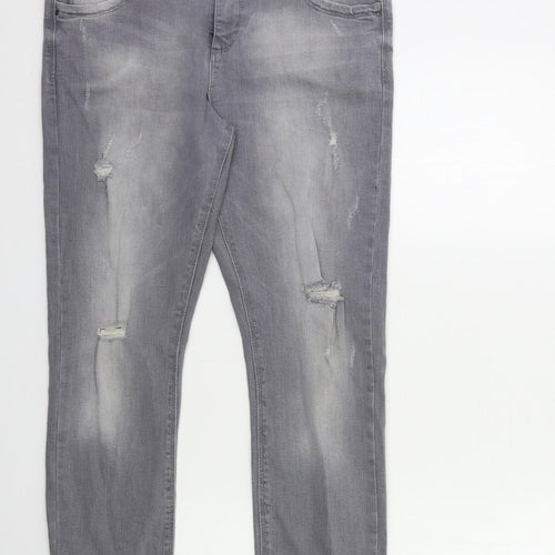 Denim & Co. Womens Green  Denim Skinny Jeans Size 12 L30 in