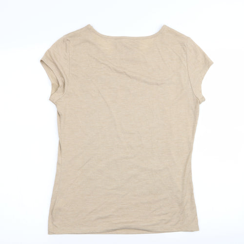 Asda George Womens Beige   Basic T-Shirt Size 10