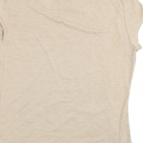 Asda George Womens Beige   Basic T-Shirt Size 10