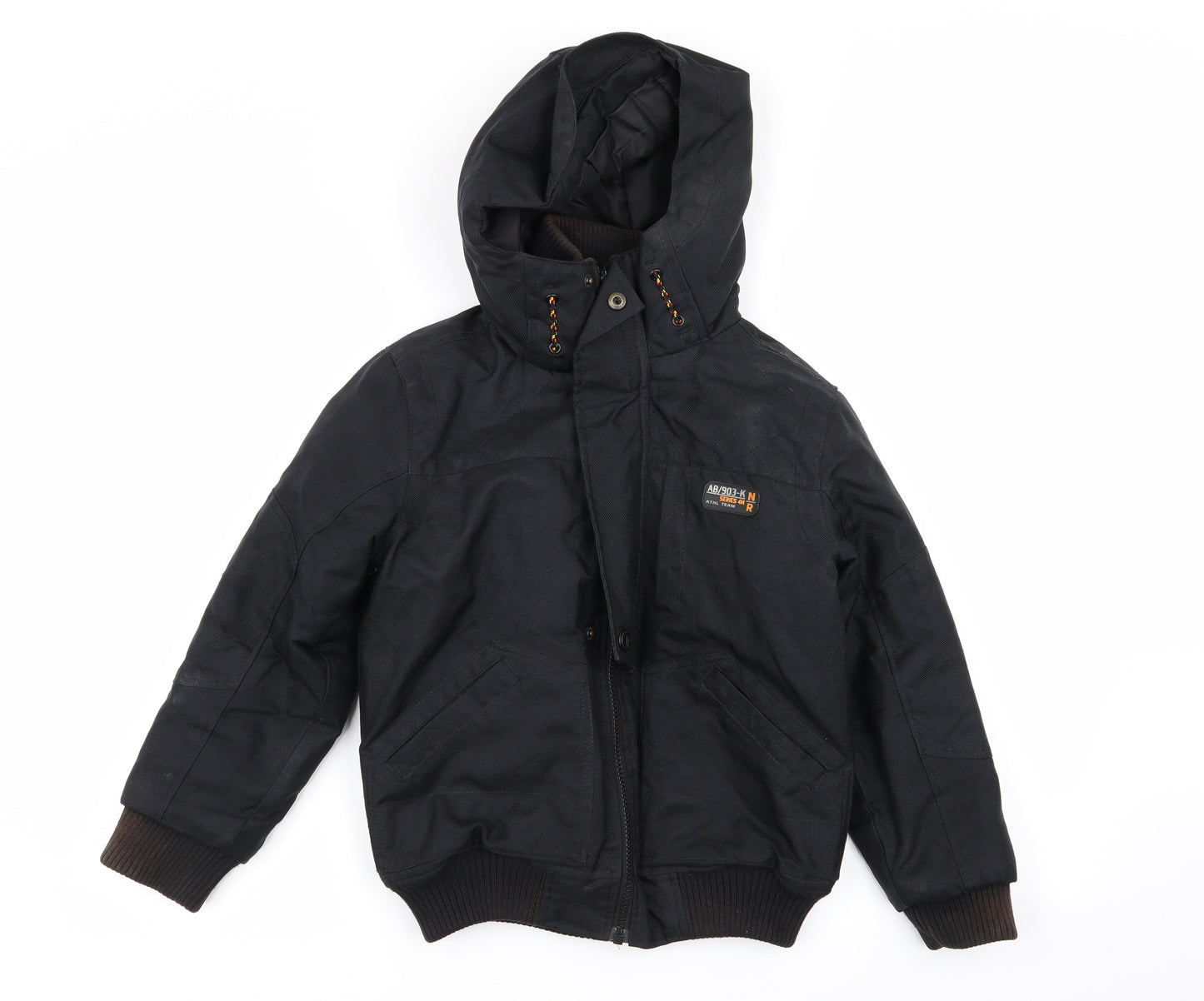 NEXT Boys Black   Basic Coat Coat Size 8 Years